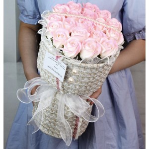 [全新漸變玫瑰 現貨發售] Eternal Florist - 漸變石鹼香皂永生花束11朵/21朵 (4選擇)